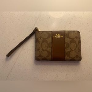 Coach Brown Wristlet - Brand New Never Used NWT